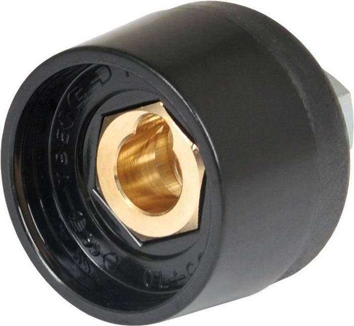 SK-Einbaubuchsen 35/50/70qmm f.Zapfen-D.13mm schwarz ELMAG