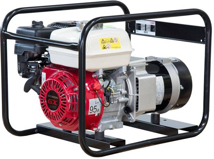 Stromerzeuger SEB 2500W Motorleistung 3,2kW m.HONDA-Motor GX160 Benzin ELMAG
