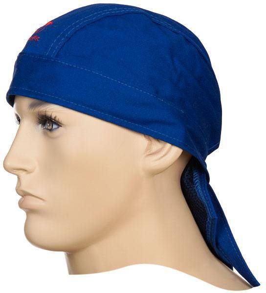 Hitzekopfschutz Bandana f.Kopfdurchmesser 46-68cm blau ELMAG