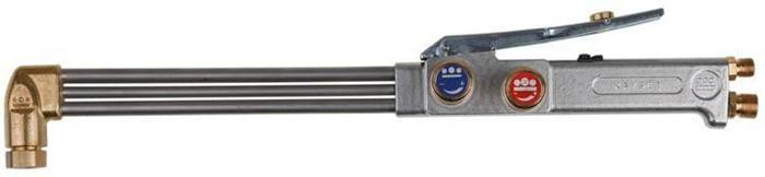 Handschneidbrenner Dortmund I L.500mm Brennerkopf 105Grad/75Grad Federhebel