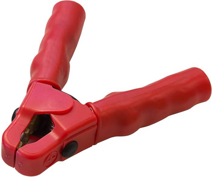 Polklemme 500A Länge 115mm rot vollisoliert f.START BOOSTER 1600 ELMAG