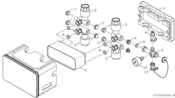 Bosch Installationszubehör PWT 28 Systemtrennung für Altanlagen