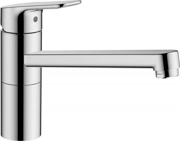 Hansa Basic Einhebelmischer Küchenarmatur, Ausladung 223mm, DN 15, Chrom, 55482203