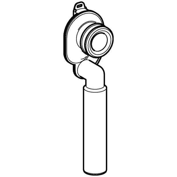Geberit Urinalgeruchsverschluss Abgang vertikal Außendurchmesser 50mm, Alpinweiß