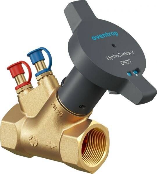 Oventrop HydroControl V Strangregulierventil PN 25 DN 32 Rp 1 1/4" Innengewinde HydroPort, entzinkungsbeständig