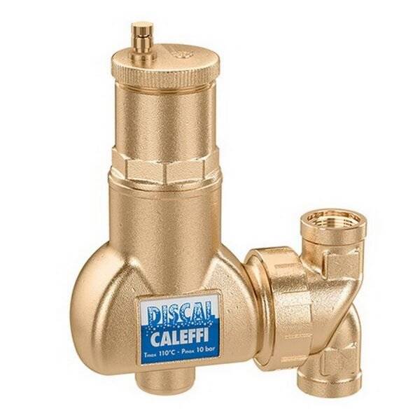 CALEFFI Mikroblasenabscheider Discal 1" IG Vertikal und Horizontal