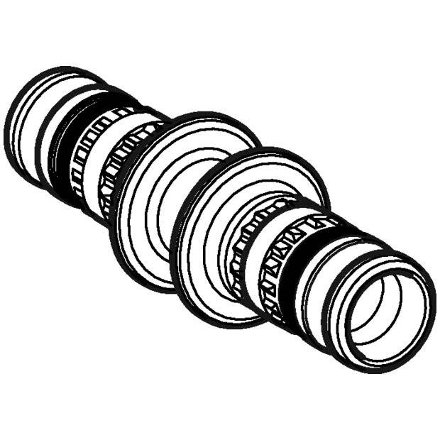 Geberit Mepla Kupplung, DN 12, 16mm, PVDF, Schwarz, 621505005