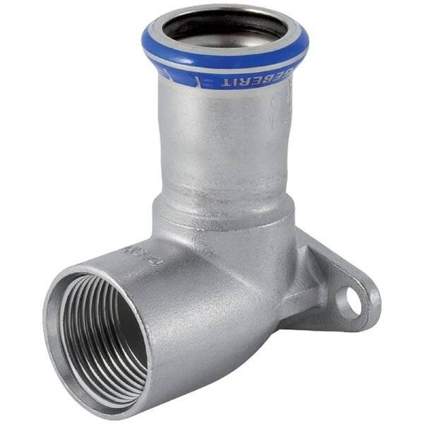 GEBERIT Mapress Edelstahl Anschlusswinke 90Gr d22-Rp3/4