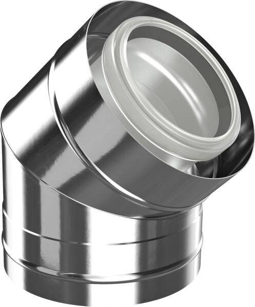 Bosch Bogen konzentrisch 45 Grad FC-CE80-45, D 80/125mm, Edelstahl