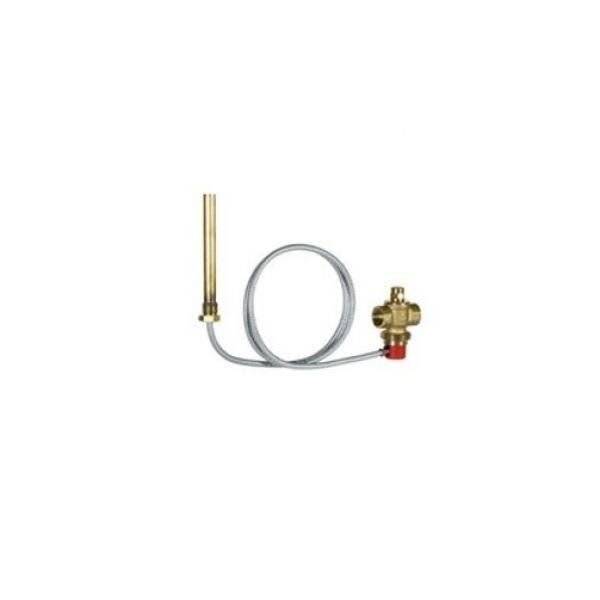 Resideo Thermische Ablaufsicherung TS131, Messing, 95 Grad C, 1300mm, 3/4", A