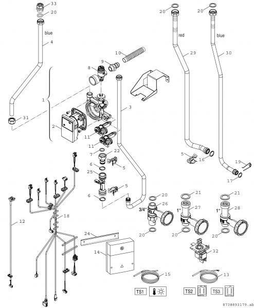BOSCH Installationszubehör CS 15 Anschluss solarer Heizungsunterstützung