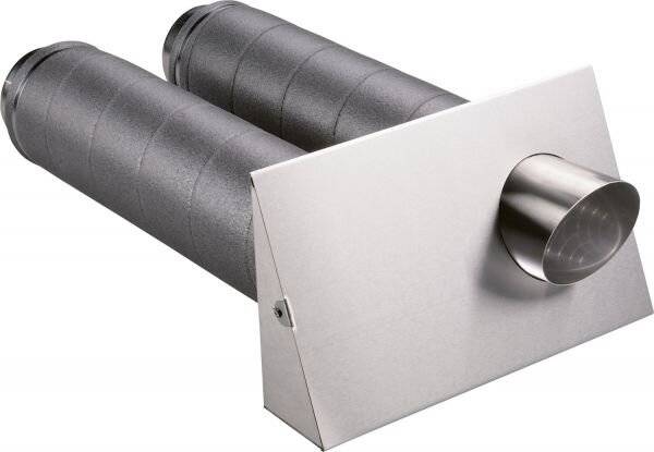 Bosch Außen-/Fortluftelement WGE 125 für Wohnungslüftung, D 125mm