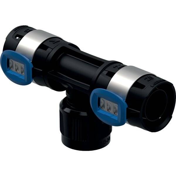 Geberit GE FlowFit Masterfix, Übergangs-T-Stück, d20 x RpMF1/2 x 20mm, PPSU, 1 Stk.