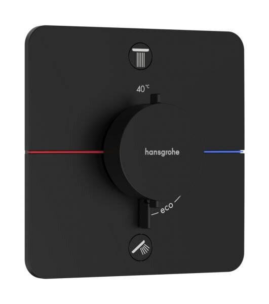 HG FMS ShowerSelect Comfort Q Thermostat, UP mattschwarz