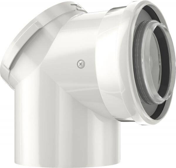 Bosch Doppelrohrbogen mit Prüföffnung FC-CER80-87, D 80/125mm