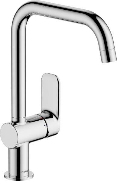 Hansa Basic Einhebelmischer Küchenarmatur, Ausladung 200mm, DN 15, Chrom, 55562203