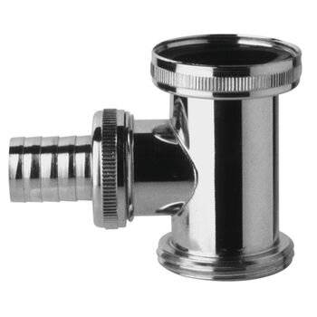ASW SCHMIDT Steiler Abfluss-Zwischenstück MS vc 1 1/4" SWA/1 für Wasch- und Spülmaschine