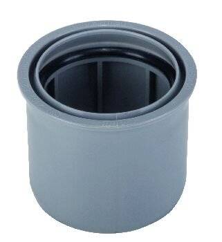 Airfit Superkurz-Reduzierstück DN 110/90, 2,2mm Einbauhöhe, PP, grau