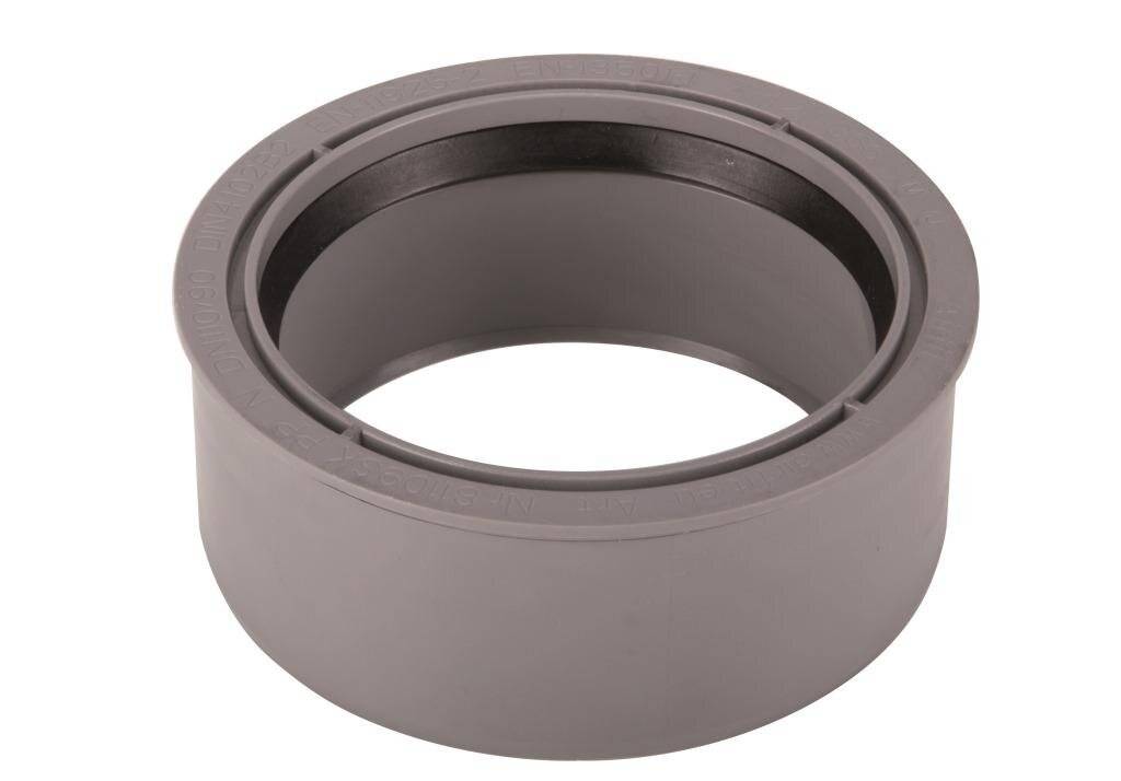 Airfit Superkurz-Reduzierstück DN 110/90, 2,2mm Einbauhöhe, PP, grau