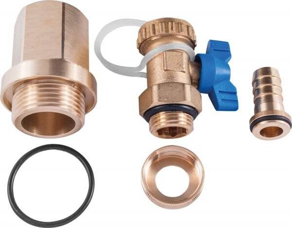 Bosch Installationszubehör KES 2 Kesselentleerungsset mit KFE-Ventil
