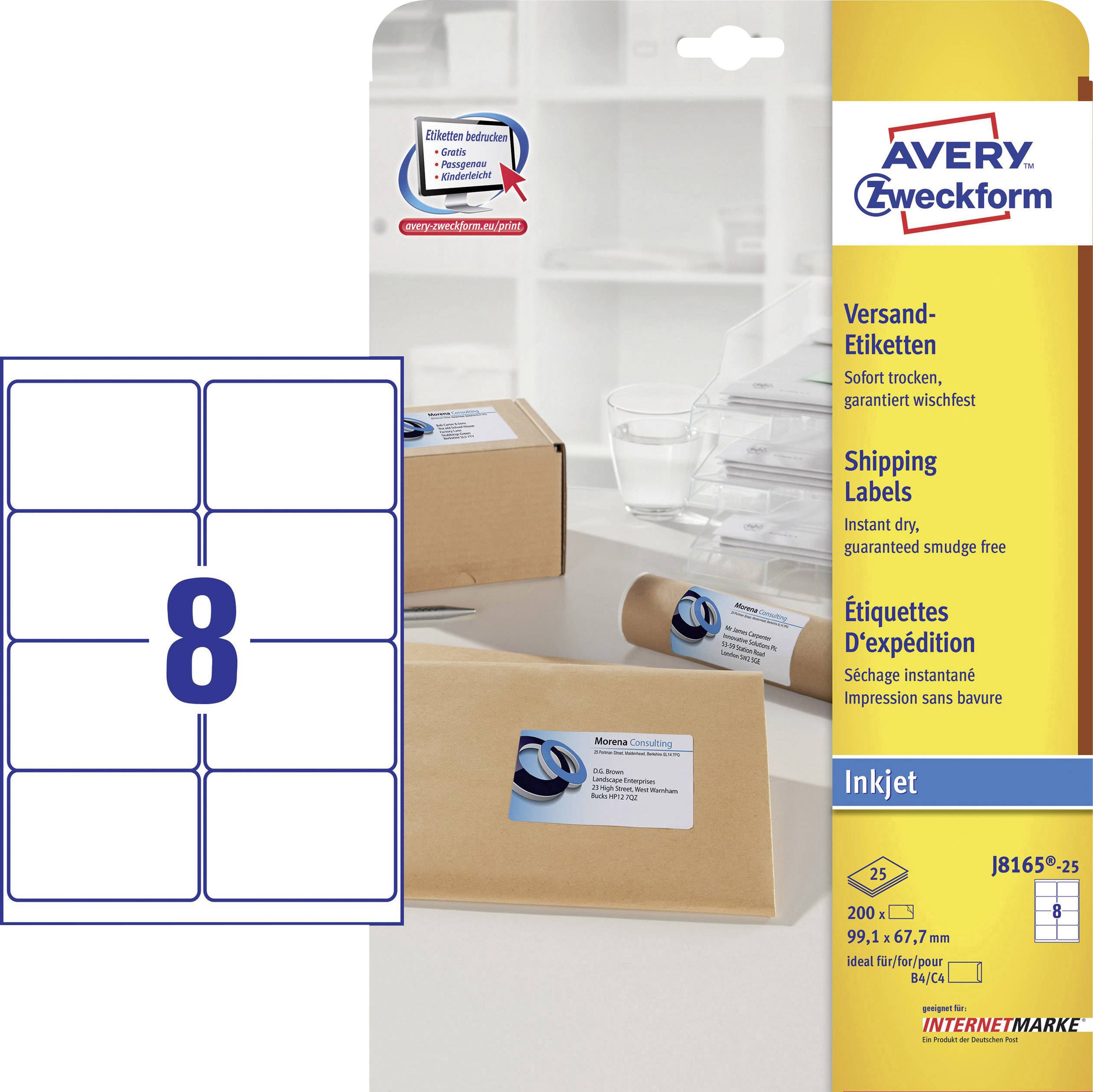 Adressetiketten 99,1x67,7mm VE=200 Stück