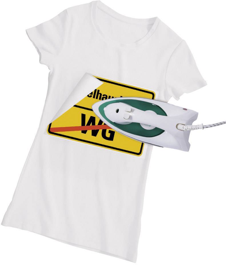 Avery-Zweckform My Design T-Shirt MD1006 Tintenstrahl Textilfolie DIN A4 für helle Textilien, Optim