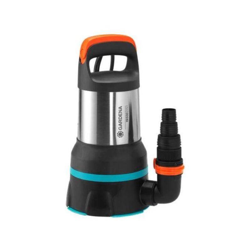 Gardena 19500 Aquasensor, 860 W, AC, 1 bar, 19500 l/h, IPX8, Schwarz, Grün, Edelstahl