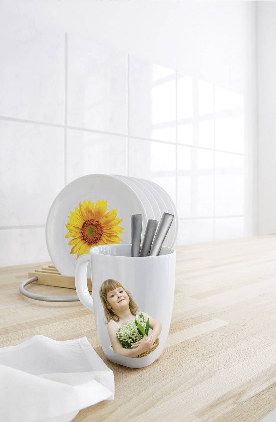 Avery-Zweckform  MD3003 Tintenstrahl Keramikfolie DIN A4 für Geschirr und Dekoartikel, Optimiert für Tintenstrahl 2 St.