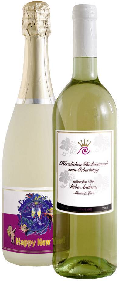 Avery-Zweckform MD4001 Flaschenetiketten 90 x 120mm Papier Weiß 20 St. Permanent haftend Tintenstrahldrucker