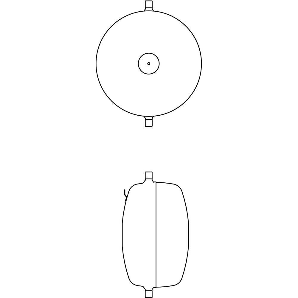 IMI/PNEUMATEX Druckausdehnungsgef.PNEUMATEX ADF 12.10 aquapresso, 7112001,aus Stahl,Diskusform