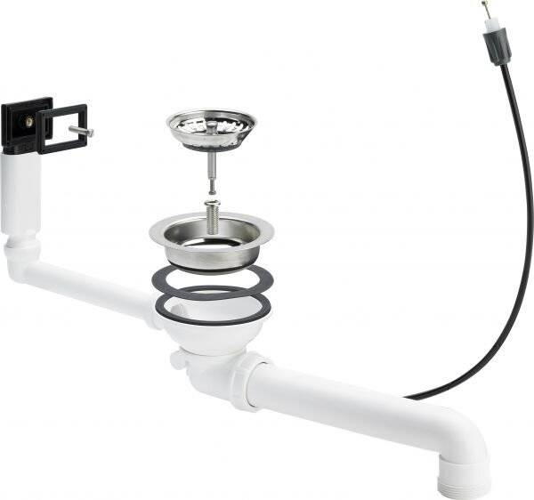 Viega Ablaufventilset 7139.161, Kunststoff, Weiß