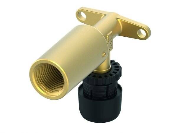 TECE TECElogo-Ax Wandscheibe lang Dimension 16 x Rp 1/2", Siliziumbronze