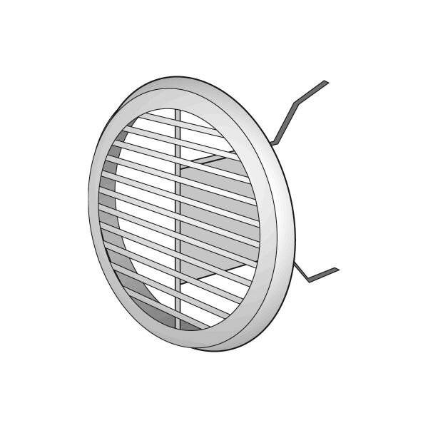 Helios Ventilatoren Lüftungsgitter LGR 100 al