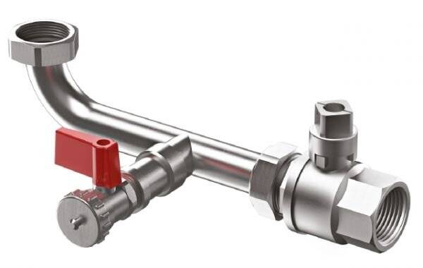Reflex Anschlussgruppe AG 1 1/4", für Ausdehnungsgefäße, inklusive Absperrung