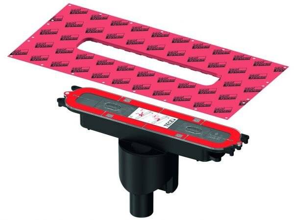 Tece drainprofile Ablauf senkrecht DN 50 Ablaufleistung 1,37 l/s