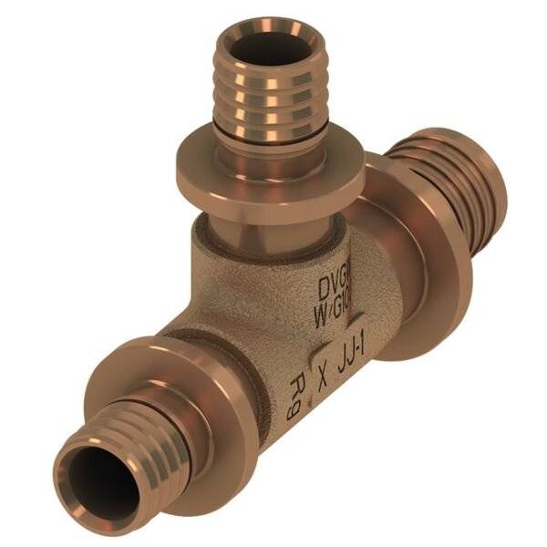 TECEflex T-Stück reduziert Dim. 20 x 16 x 16, Siliziumbronze