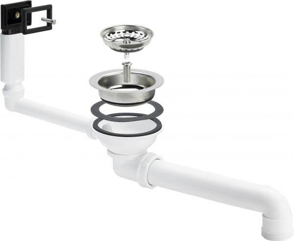 Viega Ablaufventilset 7139.151, Kunststoff, Weiß