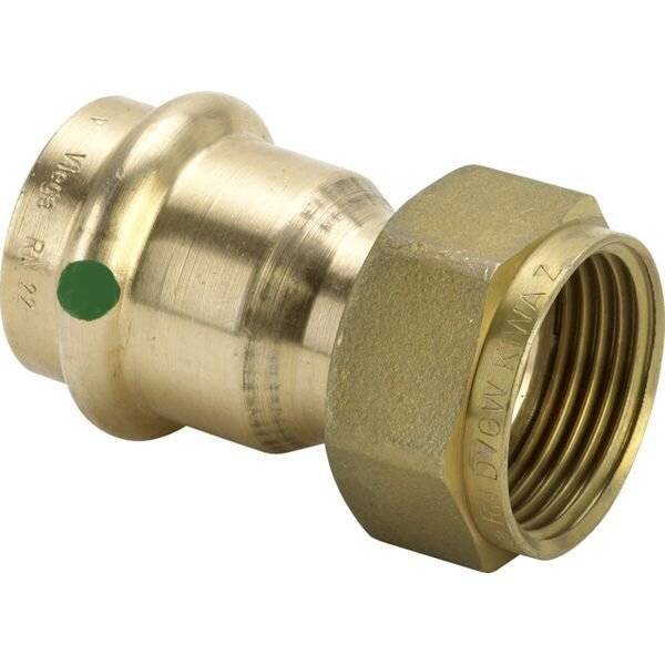 Viega Anschluss-Verschraubung Sanpress RG m SC-Contur flachdichtend 22mmx3/4