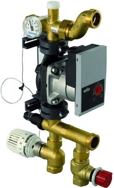 Uponor Fluvia T Pumpengruppe, Push-23-B-W, 1078304