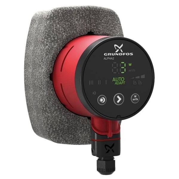 GRUNDFOS Hocheffizienz Umwälzpumpe ALPHA2 25-40 130mm 1x230V G1_1/2 DACH
