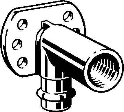 Viega Wandscheibe Sanpress 2225 15mmxRp 1/2x45mm, RG o Sil-br, SC-Con.