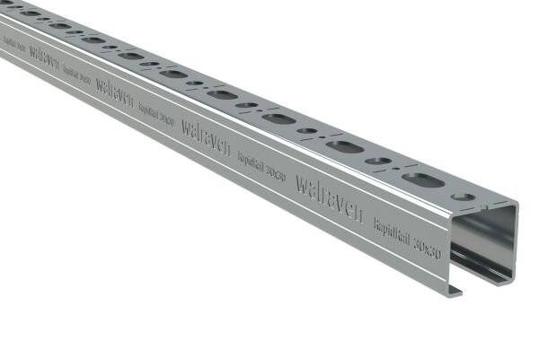 Walraven Profilschiene RAPIDRAIL C-Profil WM2, 2000mm, 30x30mm