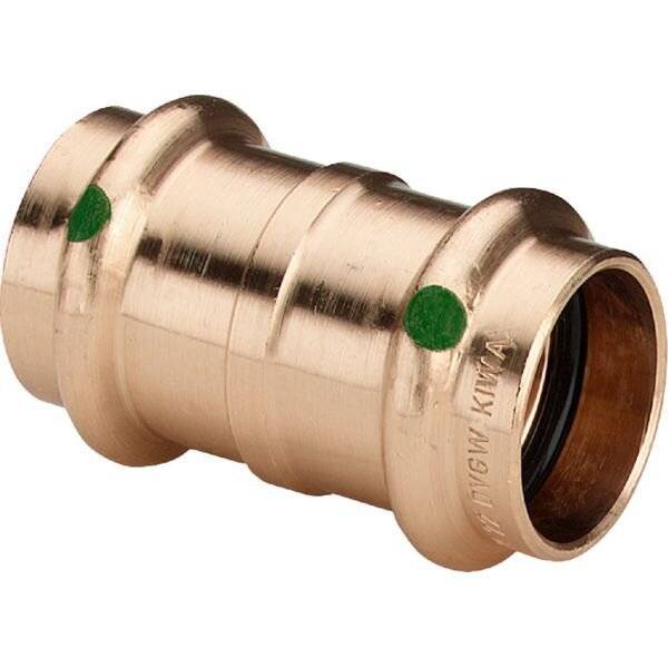 Viega Sanpress XL Muffe mit SC-Contur 2215, d. 15mm, Siliziumbronze