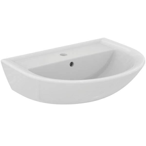 Ideal Standard Waschtisch Eurovit, 1 Hahnloch, mit Überlauf 600x470x175mm, Weiß