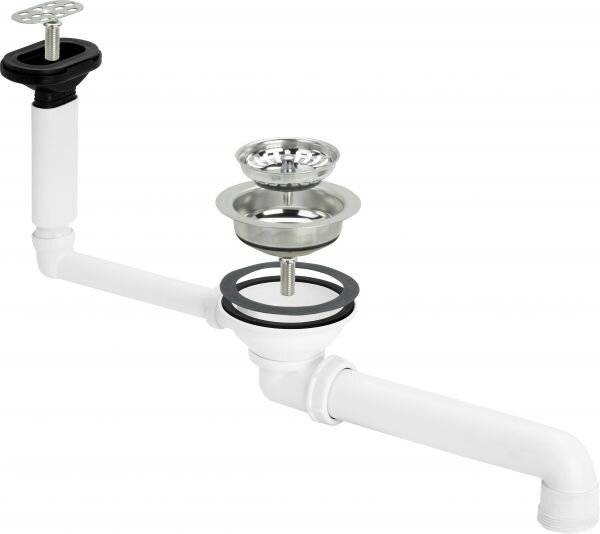 Viega Ablaufventilset 7139.153, Kunststoff, Weiß