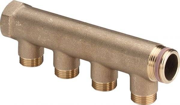 VIEGA Verteiler VIEGA 1057, 110444 4 Anschluesse, 200mm f.Heizung