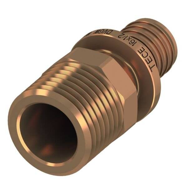 TECEflex Übergangsnippel Dim. 32 x R 1", Siliziumbronze