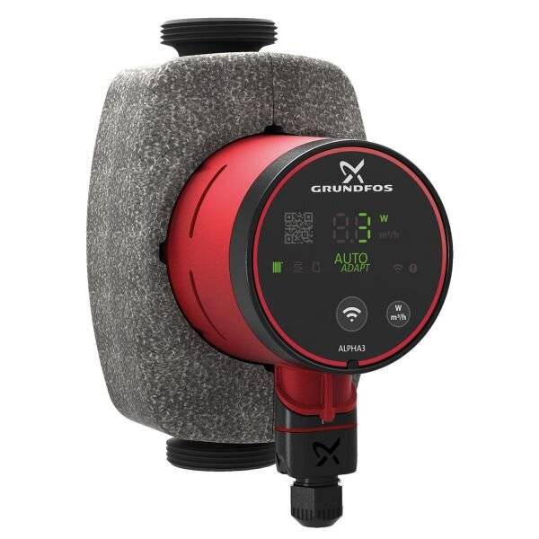 GRUNDFOS Hocheffizienz Umwälzpumpe ALPHA3 25-60 180 1x230V G1_1/2 DACH