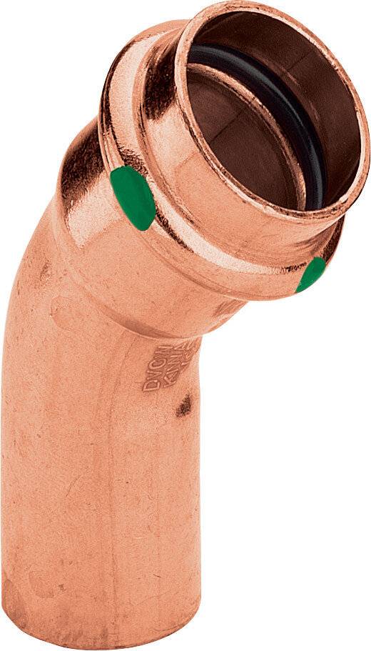 Viega Bogen Profipress 2426.1 18mm, 45Gr, Cu, SC-Contur, Einsteckende