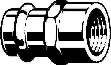 Viega Übergangsstück Sanpress 2212 22mmxRp 1, RG o Sil-br, SC-Con., Mehrk.